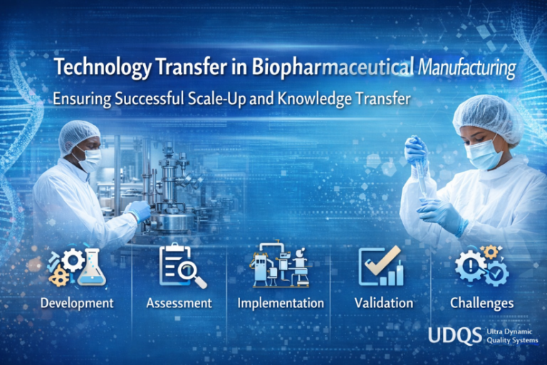 Technology Transfer in Biopharmaceutical Manufacturing: Ensuring Successful Scale-Up and Knowledge Transfer