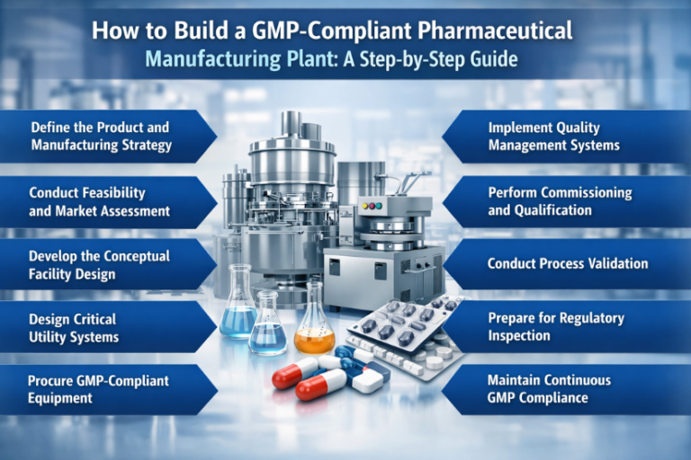 How to Build a GMP-Compliant Pharmaceutical Manufacturing Plant: A Step-by-Step Guide